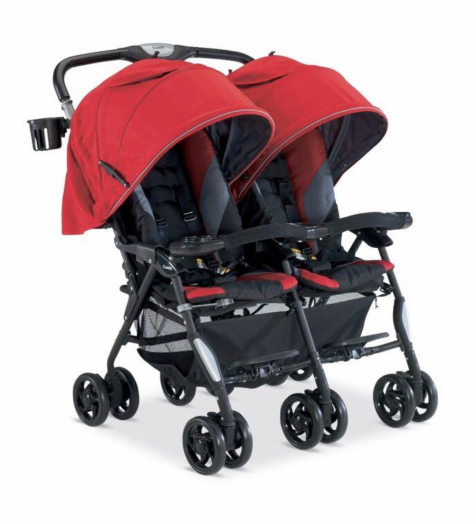 Combi Cosmo Twin Stroller Red