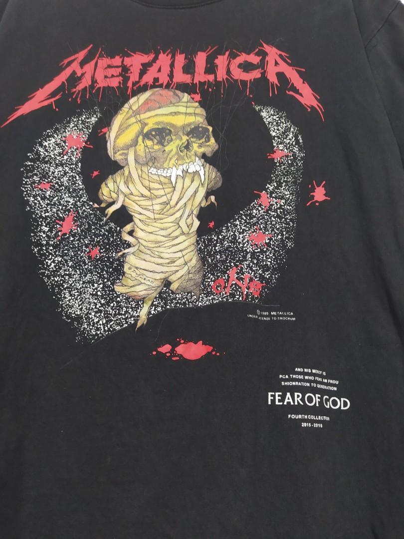 Fear of god metallica shirt online