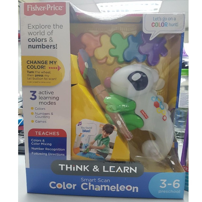 Fisher price smart scan deals color chameleon