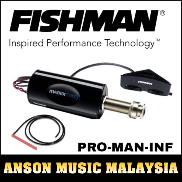 Fishman Matrix Infinity PRO-MAN-INF Pickup/Preamp For Classical Guitar