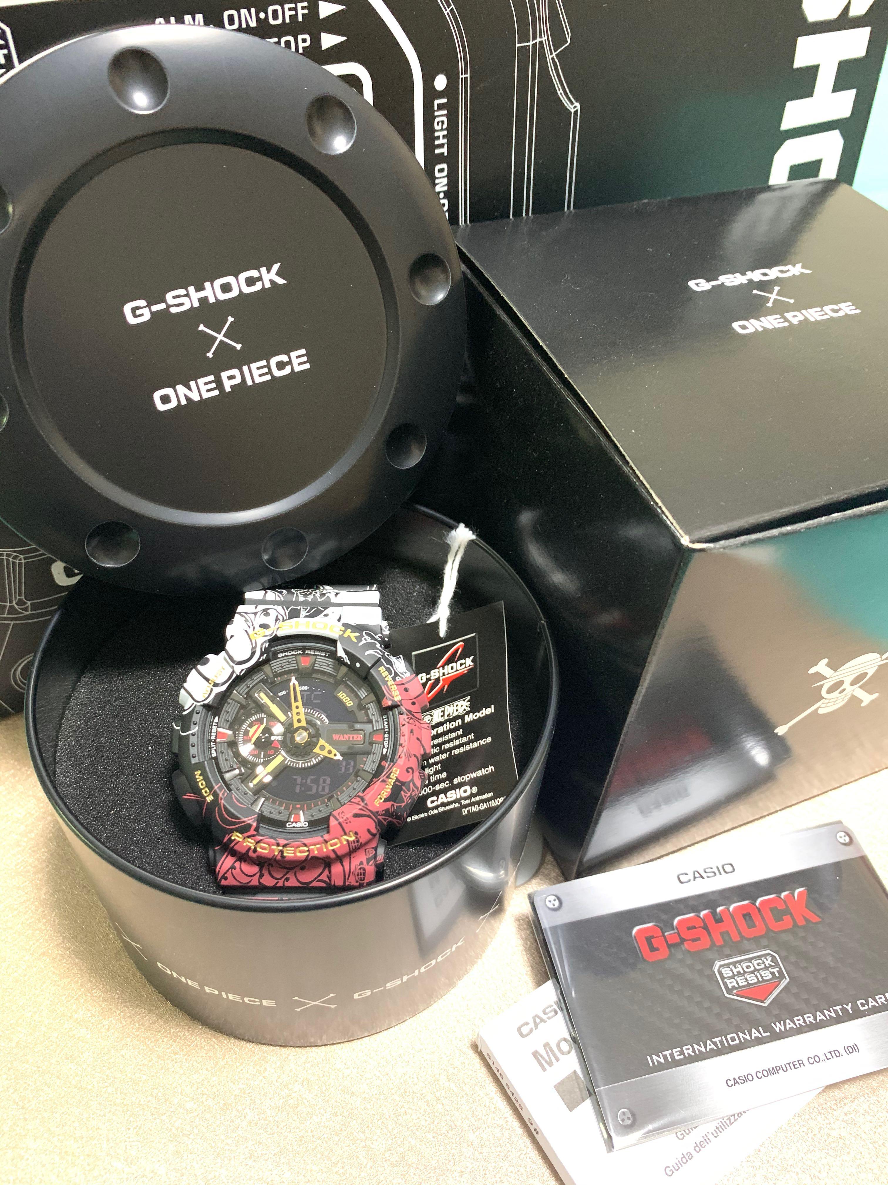 G Shock X One Piece Limited Edition Ga 110jop 1a4dr Men S Fashion Watches On Carousell