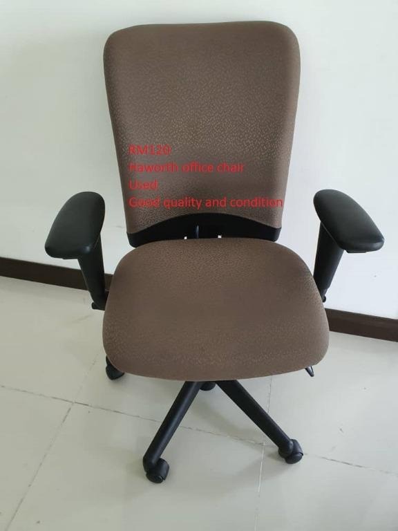 Haworth office chair, Furniture & Home Living, Furniture, Chairs on