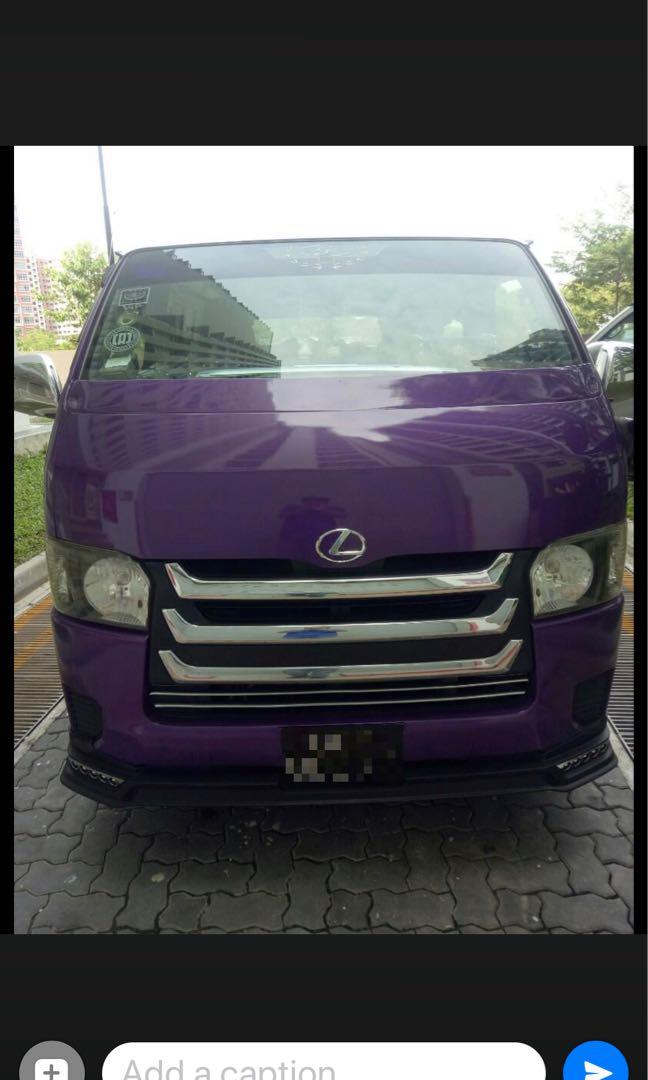 Lexus sales hiace van
