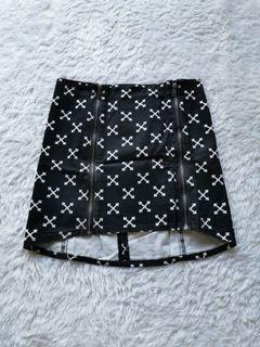 H&M mini asimetric skirt rok asimetris