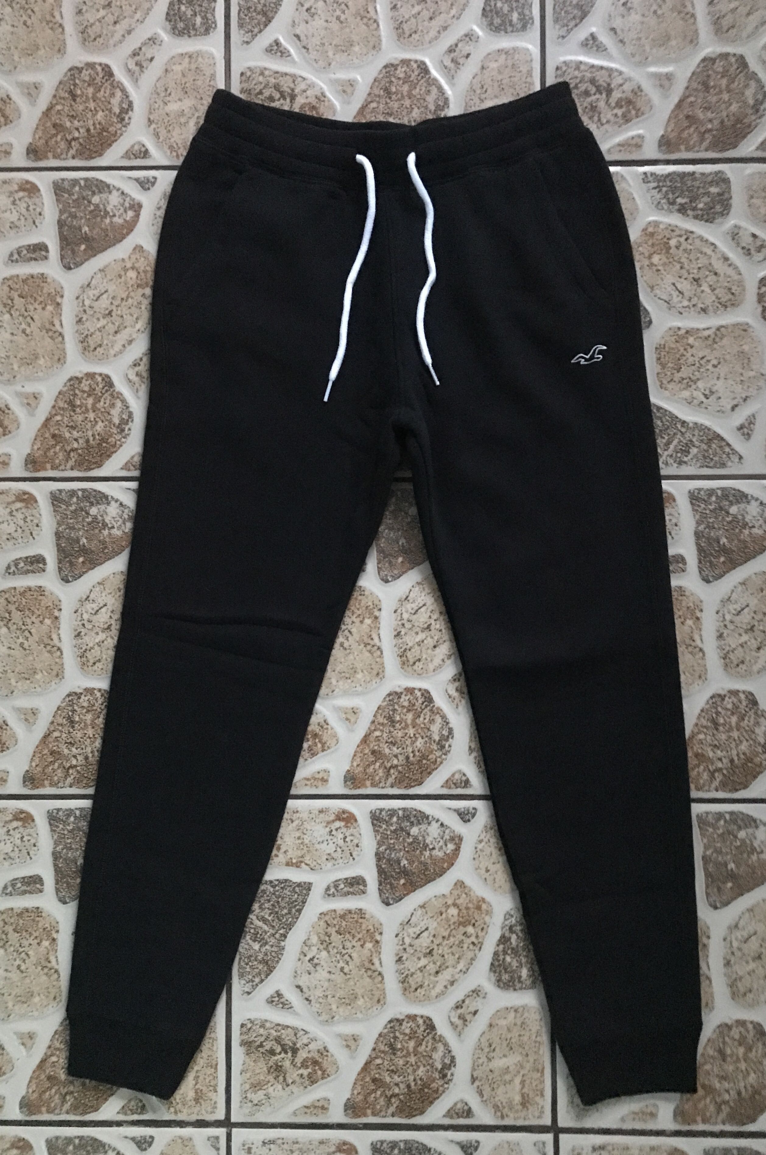 Hollister skinny online fleece jogger pants