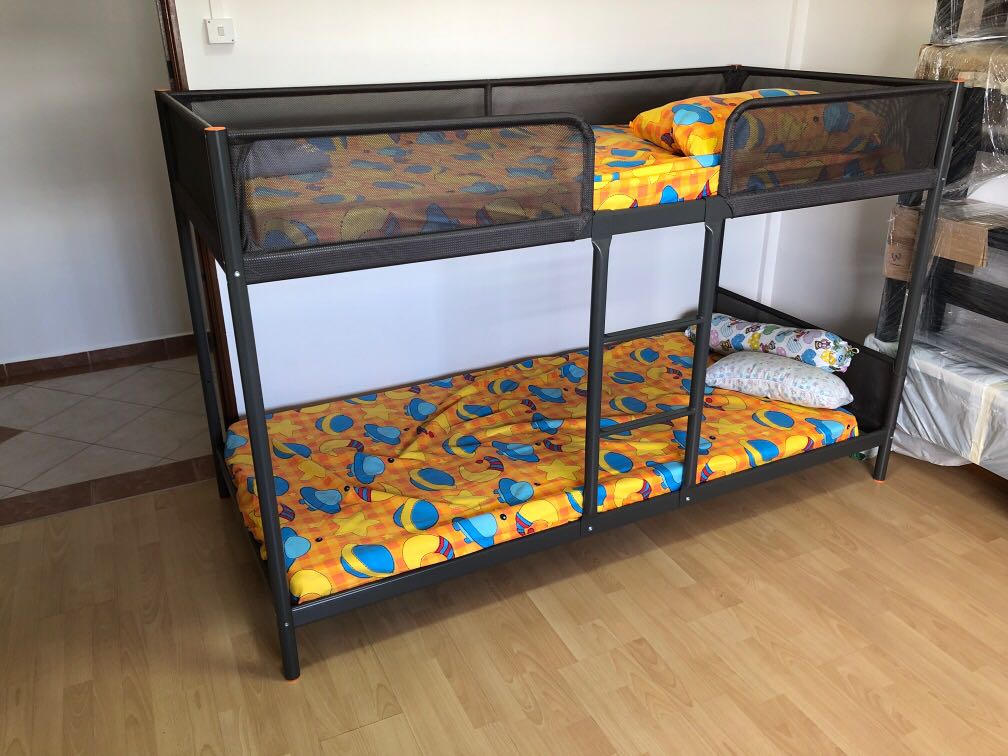 IKEA Tuffing BUNK BED 90x200cm, Furniture & Home Living, Furniture, Bed