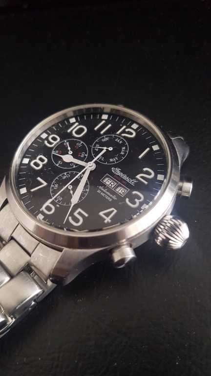 Ingersoll Automatic 3atm Water Resistant Preloved Fesyen Pria Jam Tangan Di Carousell