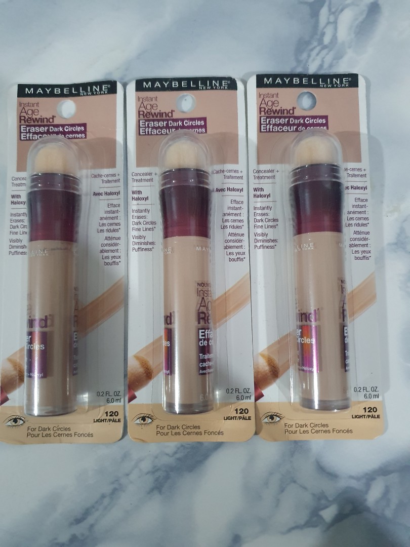 maybelline age rewind concealer light pale
