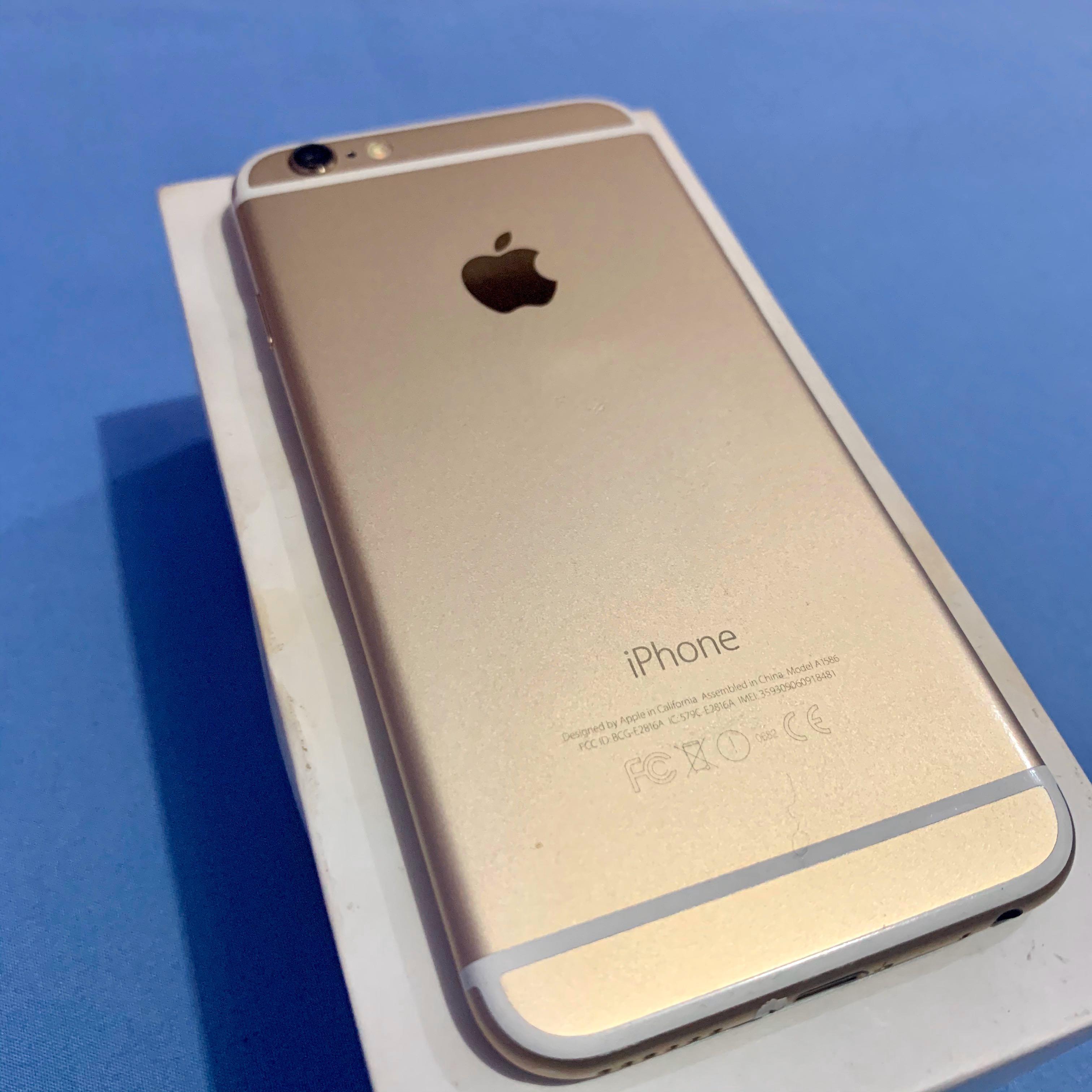 Iphone 6 Gold 16 Gb Telepon Seluler Tablet Iphone Iphone 6 Series Di Carousell