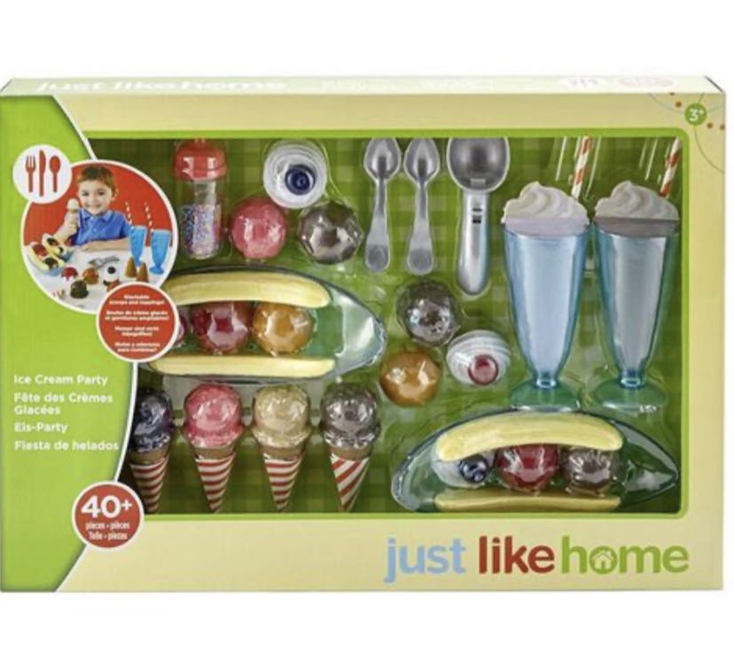 Just Like Home Ice Cream Party Set Hobbies Toys Toys Games