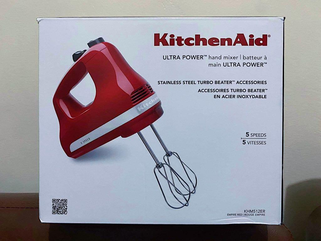 KITCHENAID 5SPEED ULTRA POWER HAND MIXER, TV & Home Appliances