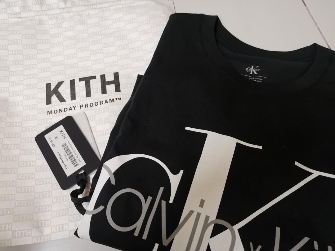Kith x Calvin Klein L/S Tee, Men's Fashion, Tops & Sets, Tshirts & Polo  Shirts on Carousell