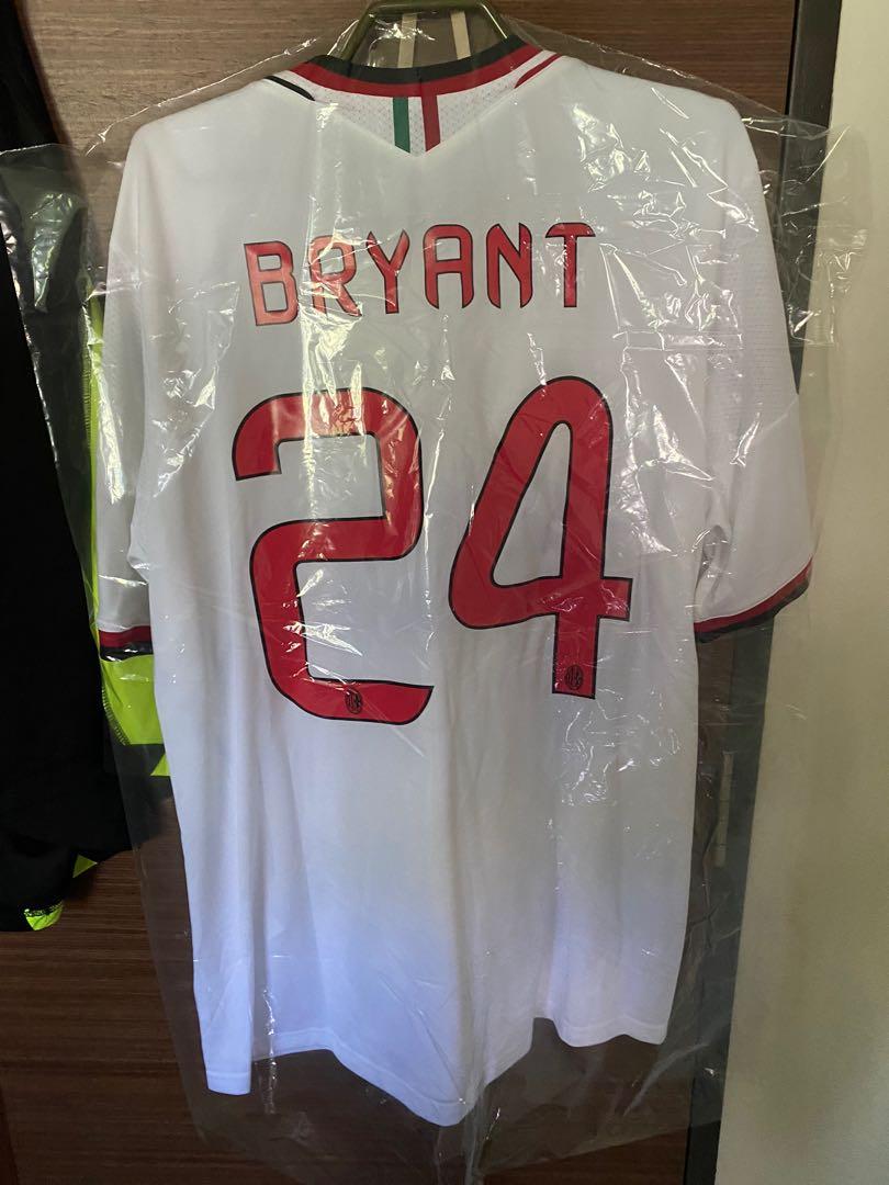 Kobe Bryant AC Milan 24 2013 2014 Away Jersey