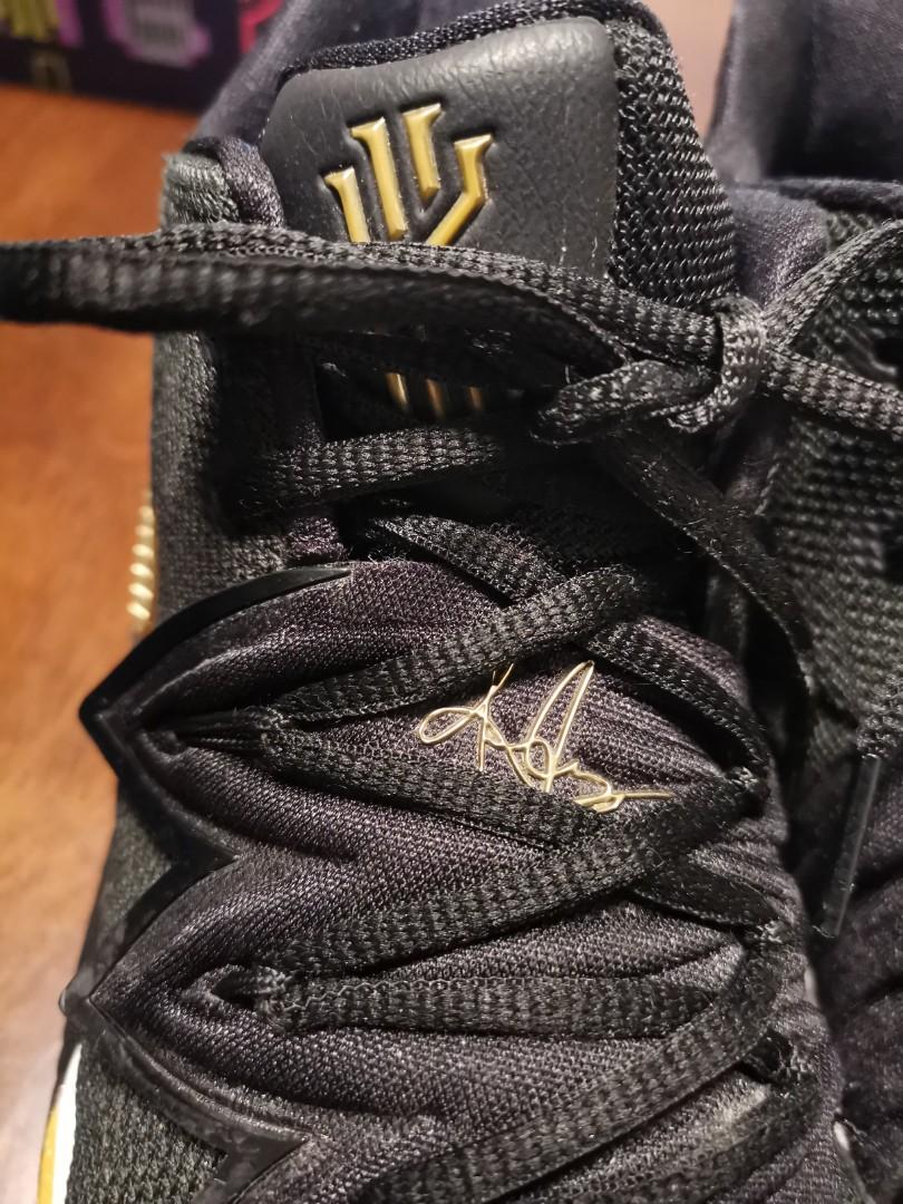 Kyrie 5 Metallic Black (Category: Sneakers) located in Manila. Submitted by ma_ivee29 (Listing ID 1036263145, Image 2). Description: good as new, used only a few times. box not included anymore rfs: declutter NO LOW BALLER PLEASE, LAST PRICE ALREADY POSTED.