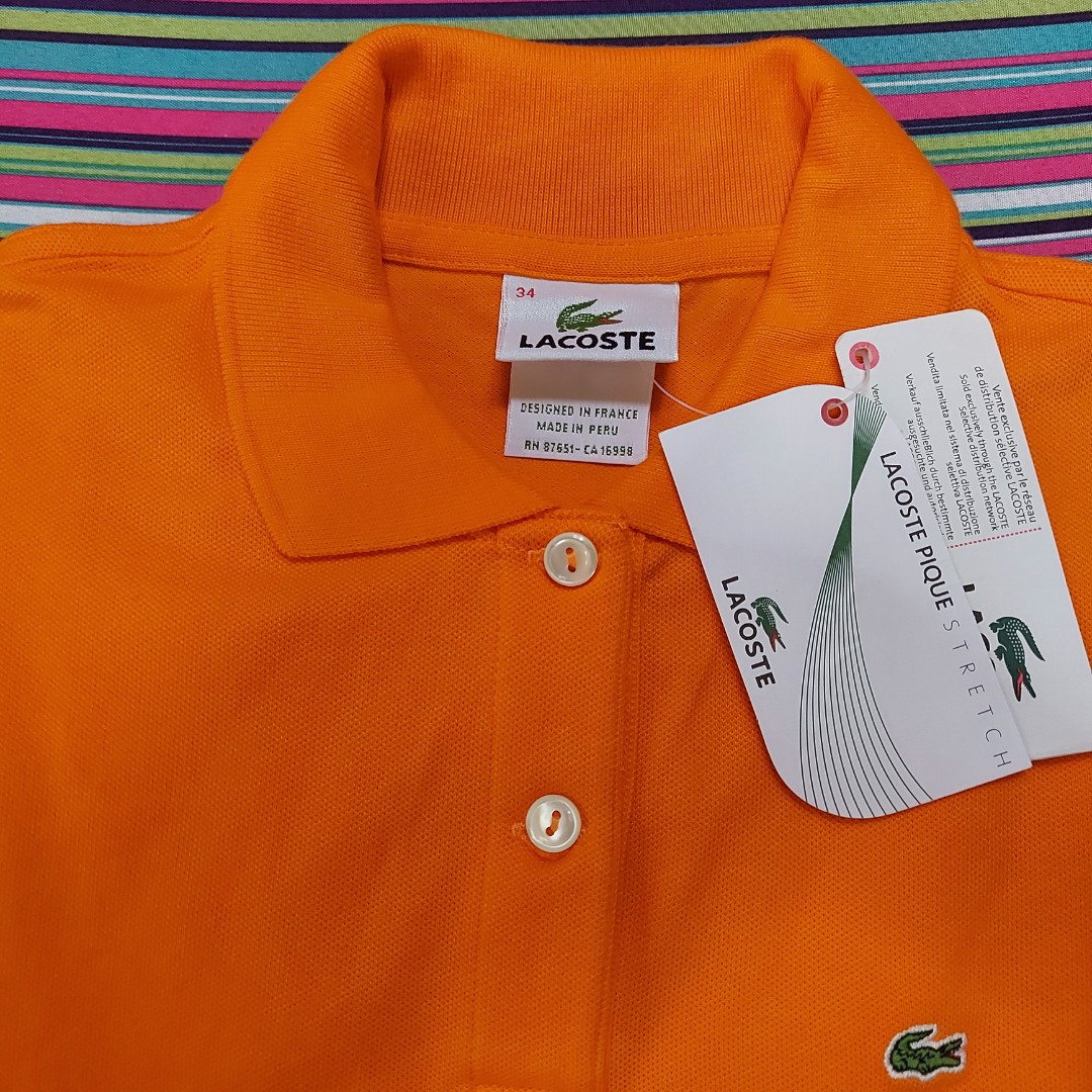 Lacoste Polo Shirt for Women Size 34, Women's Fashion, Clothes, Tops on  Carousell