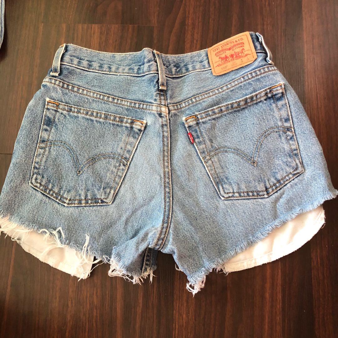 levis 550 vintage shorts, Women's Fashion, Bottoms, Shorts on Carousell