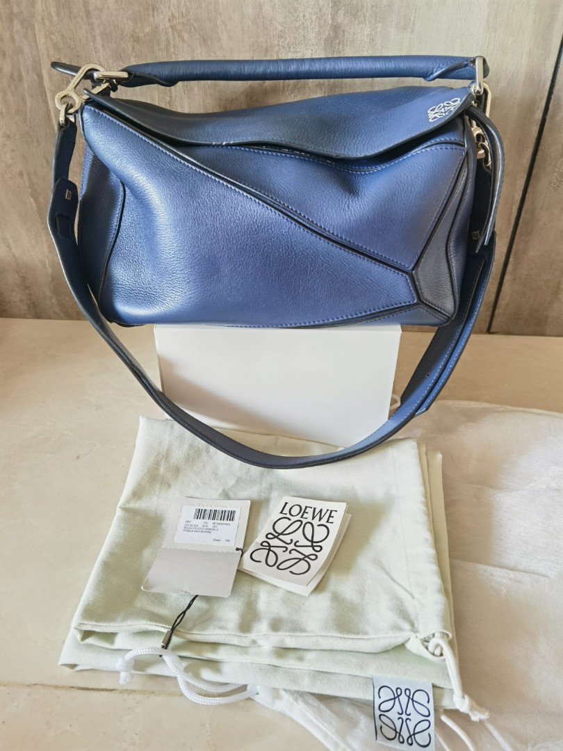 Loewe puzzle bag navy clearance