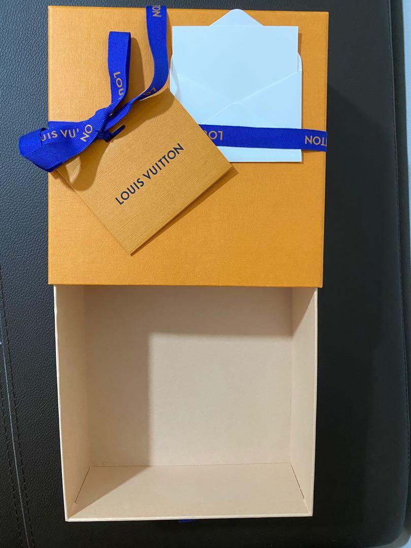 Louis Vuitton Box 📦 With Ribbon Wrap 🎀 And Gift Card, Luxury, Accessories  On Carousell