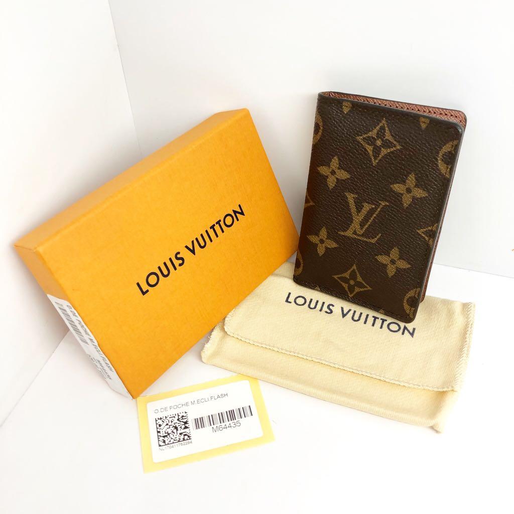 Louis Vuitton M60502 Pocket Organiser Wallet Initials) 207008152 >, Luxury, Bags Wallets on Carousell