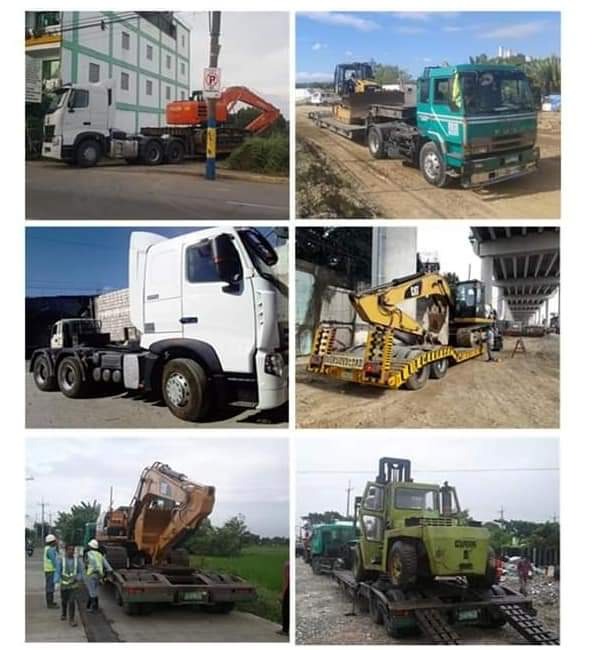 Lowbed Trailer Truck Low Bed Truck Self Loading Truck For Rent Construction Industrial Industrial Equipment On Carousell