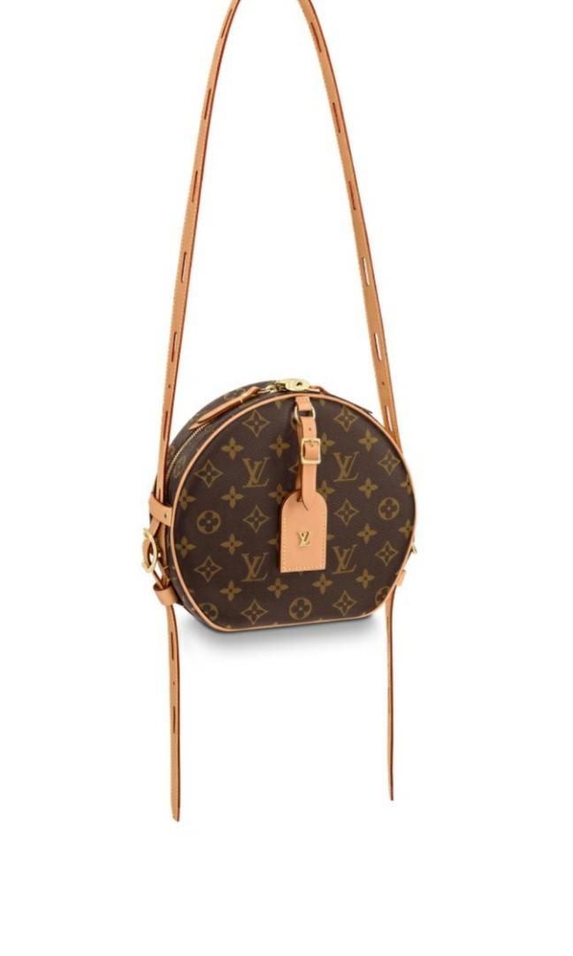 Louis Vuitton Boite Chapeau PM with free LV Twilly, Luxury, Bags