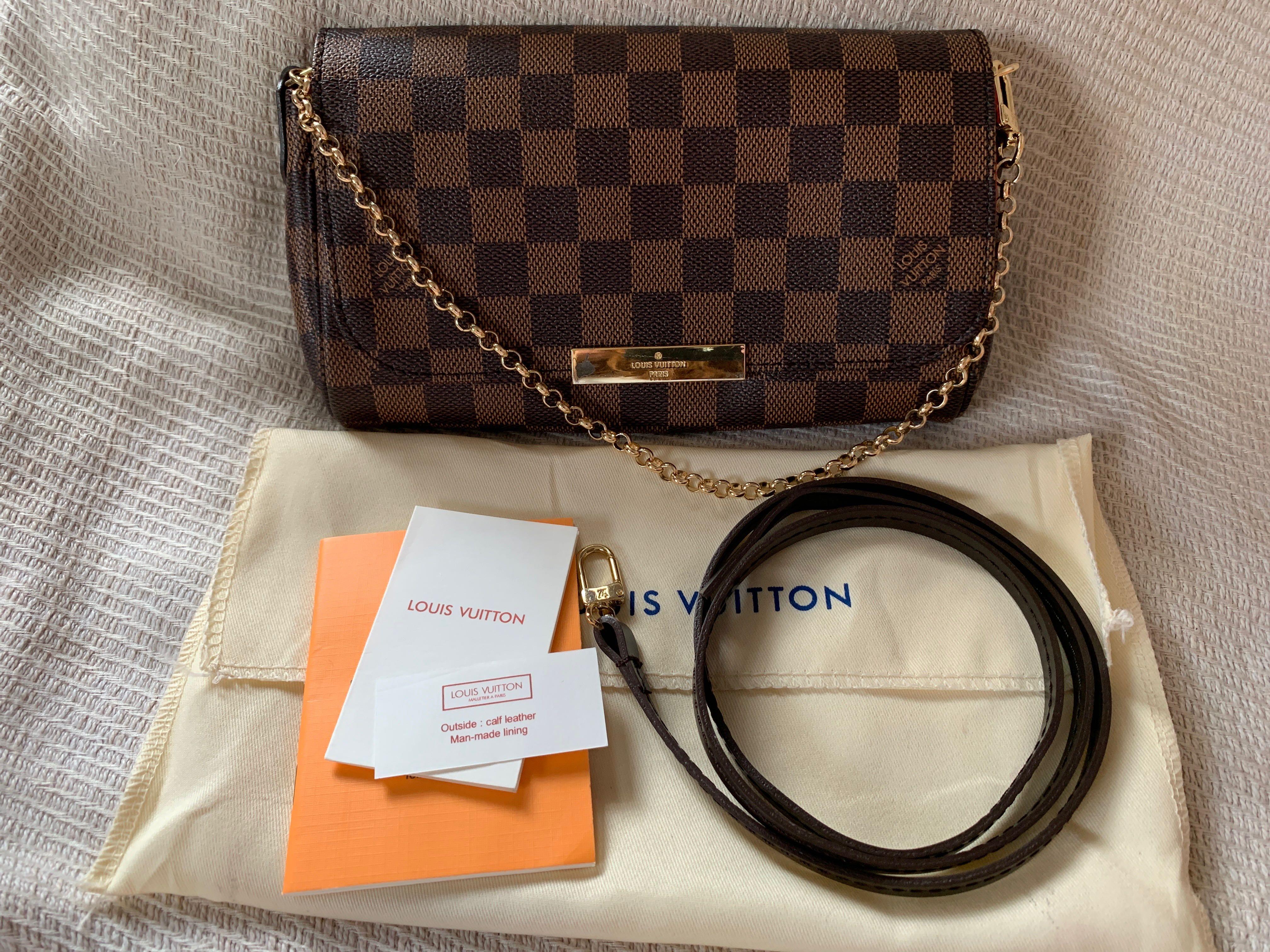 Preloved authentic Louis Vuitton LV monogram Favorite pm, Luxury, Bags &  Wallets on Carousell