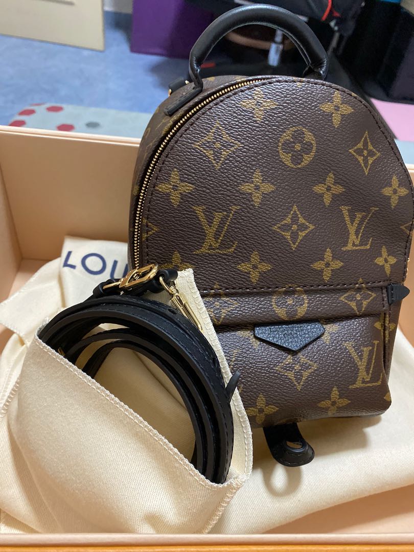 BNIB LV Palm Spring Mini Backpack Monogram Canvas GHW (S$2,650)