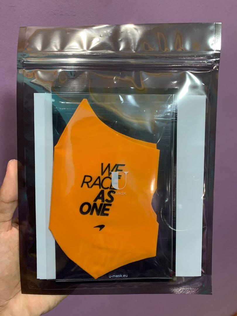 Mclaren F1 We Race As One U Mask Sports Sports Apparel On Carousell