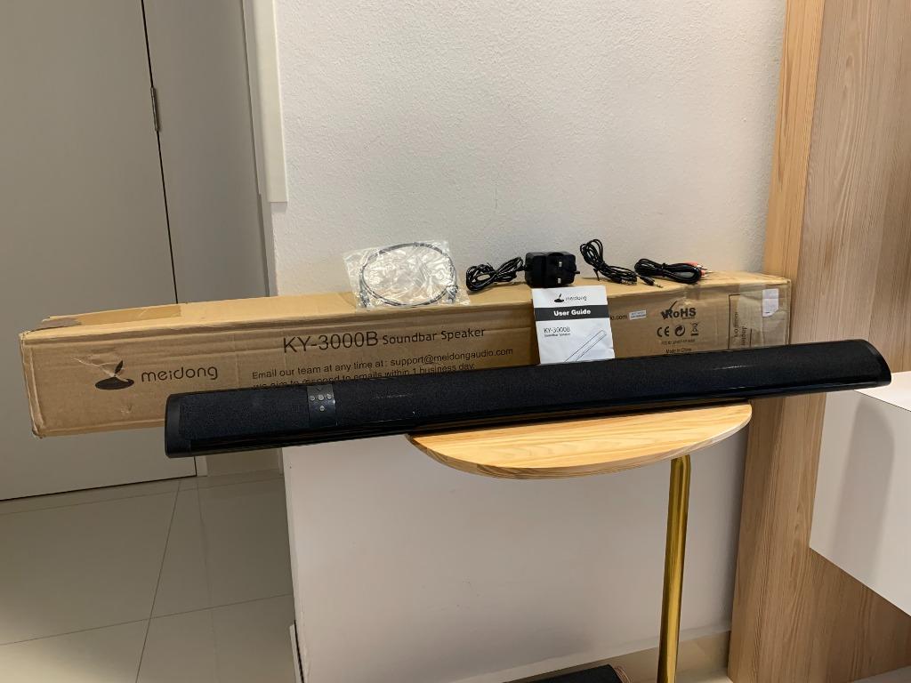 Meidong Ky 3000b 36 Inch Soundbar For Tv Bluetooth Audio Speakers Wired Wireless With Optical Cable Rca Aux Coax Remote Control Home Theatre System 2019 Upgraded Will Foc A Gaming Headset Worth 25 30 Electronics Audio On Carousell Tiefe bassleistung, fast keine verzerrung auftritt. meidong ky 3000b 36 inch soundbar for