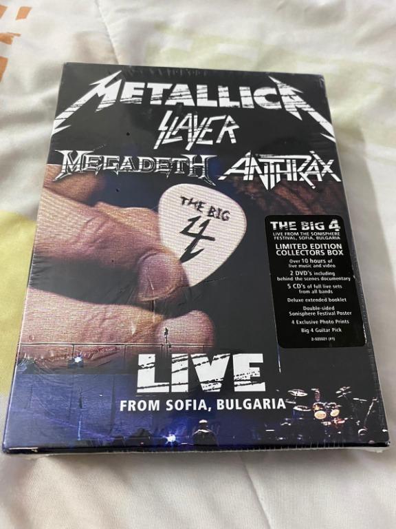 Metallica The big 4 Deluxe Limited edition 5 CD + 2 DVD sealed