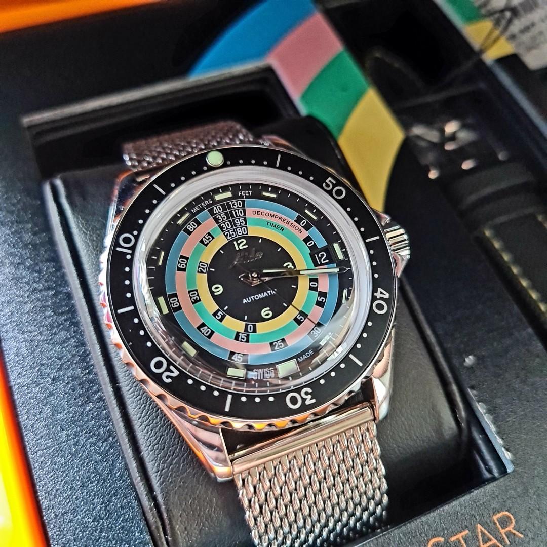 Mido ocean star decompression timer 1961 for sale deals