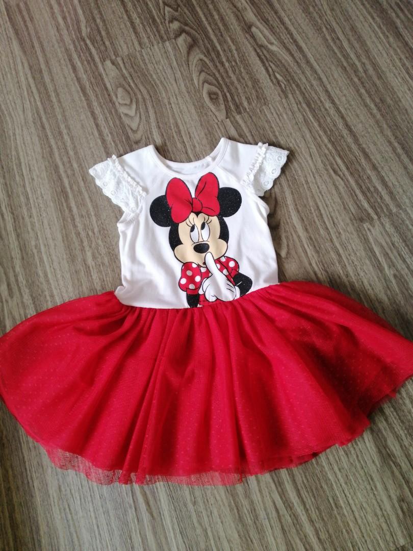 Minnie Mouse Tutu Dress Babies Kids Girls Apparel 1 To 3 Years On Carousell