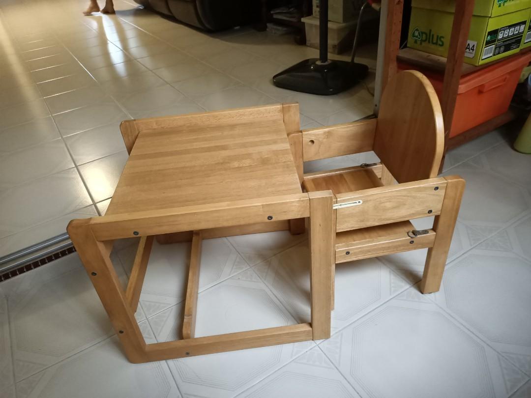 mothercare wooden high chair