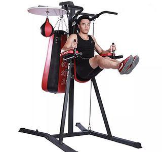 Multi function Boxing, punching bag stand, pull up station.