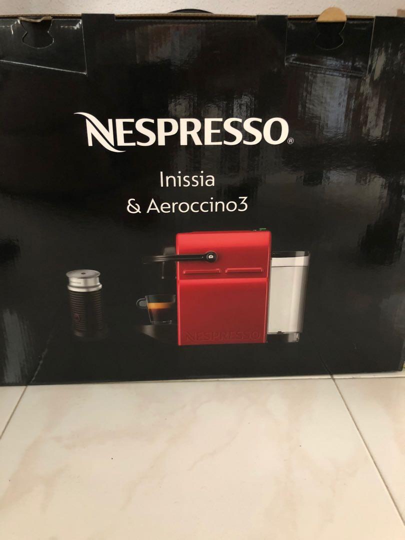 Nespresso Inissia & Aeroccino Bundle, TV & Home Appliances, Kitchen Appliances, Coffee Machines & on Carousell