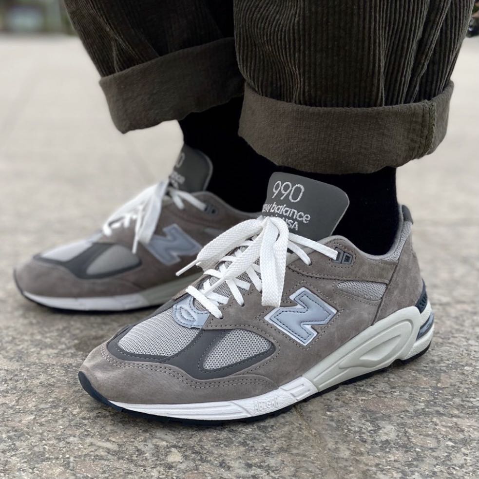 New Balance 990v2 Grey, M990GR2, Men's Fashion, Footwear, Sneakers on Carousell