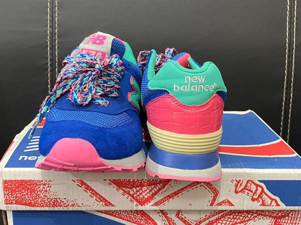 New Balance WL574BFP Candy Style Blue Cyan Women's Running Shoes, Women's  Fashion, Footwear, Sneakers on Carousell