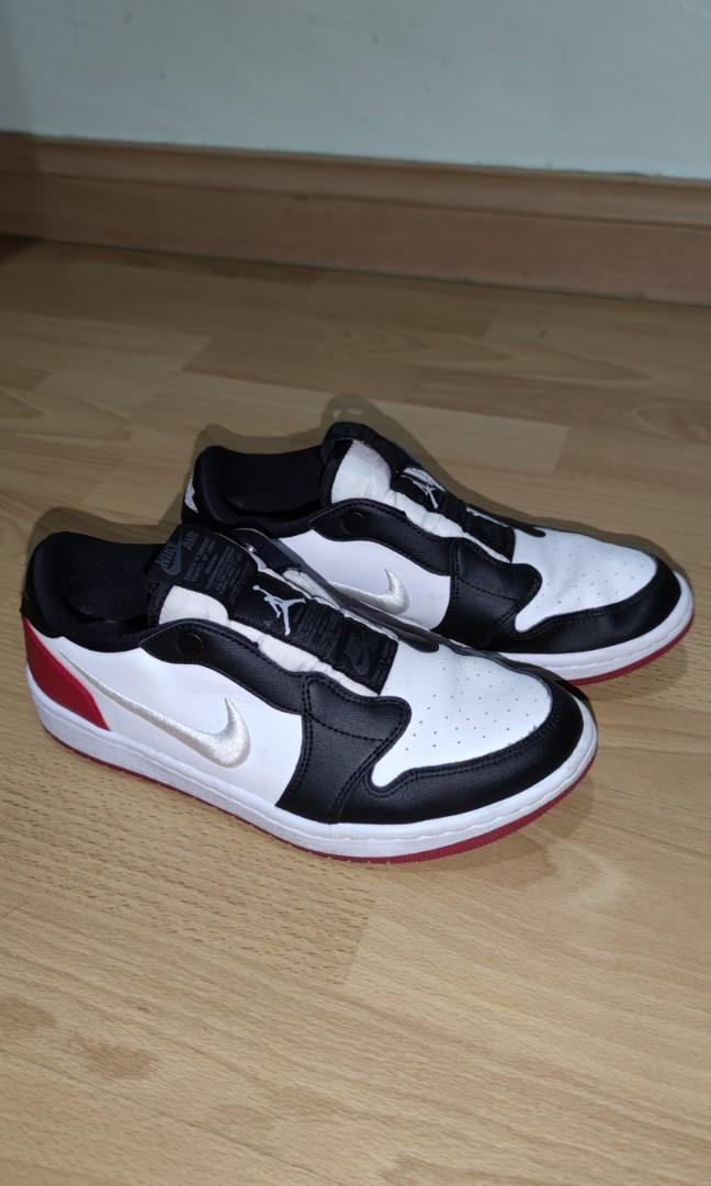 Jordan 1 low slip black toe sale