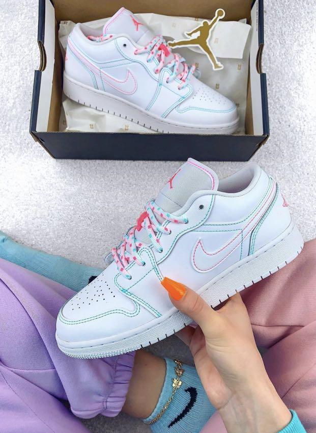 cotton candy nike shoes