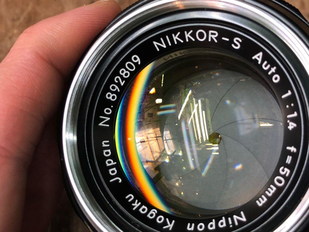 Nikon Nikkor-S Auto 50mm f1.4 non ai, 攝影器材, 鏡頭及裝備- Carousell