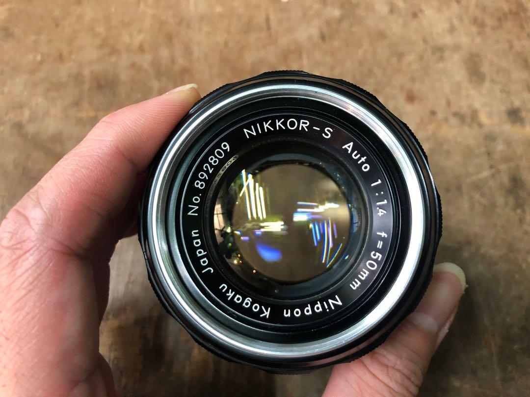 Nikon Nikkor S Auto mm f1.4 non ai, 攝影器材, 鏡頭及裝備  Carousell