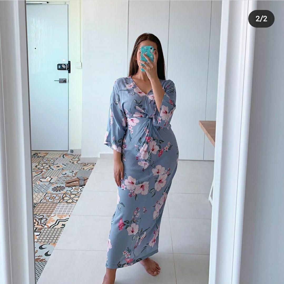 tie bottom of maxi dress