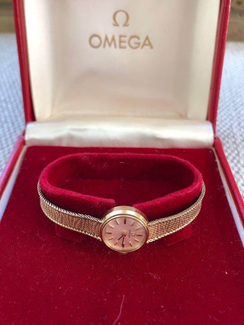 Omega vintage ladies gold watches sale