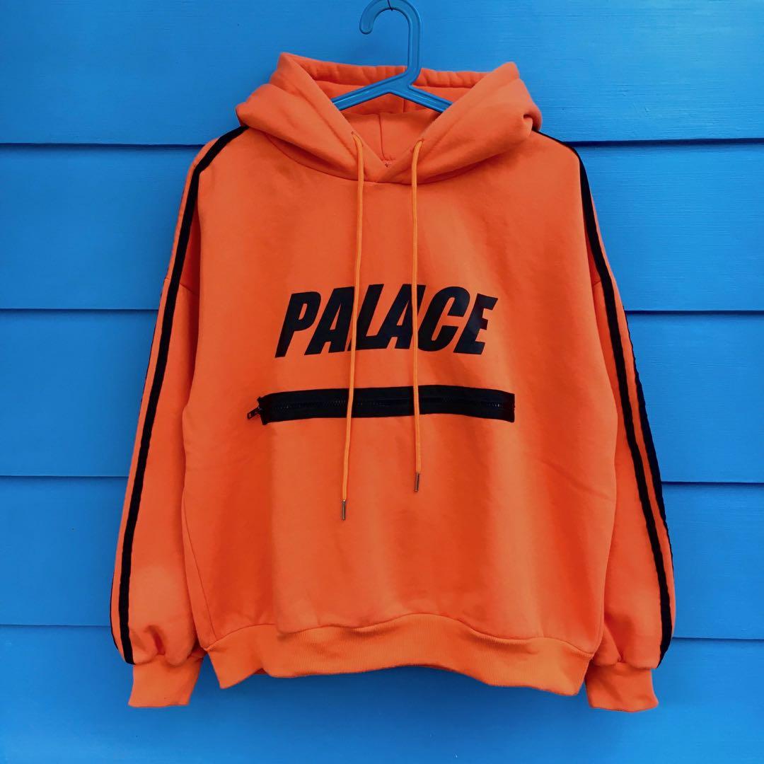 Palace hoodie orange clearance