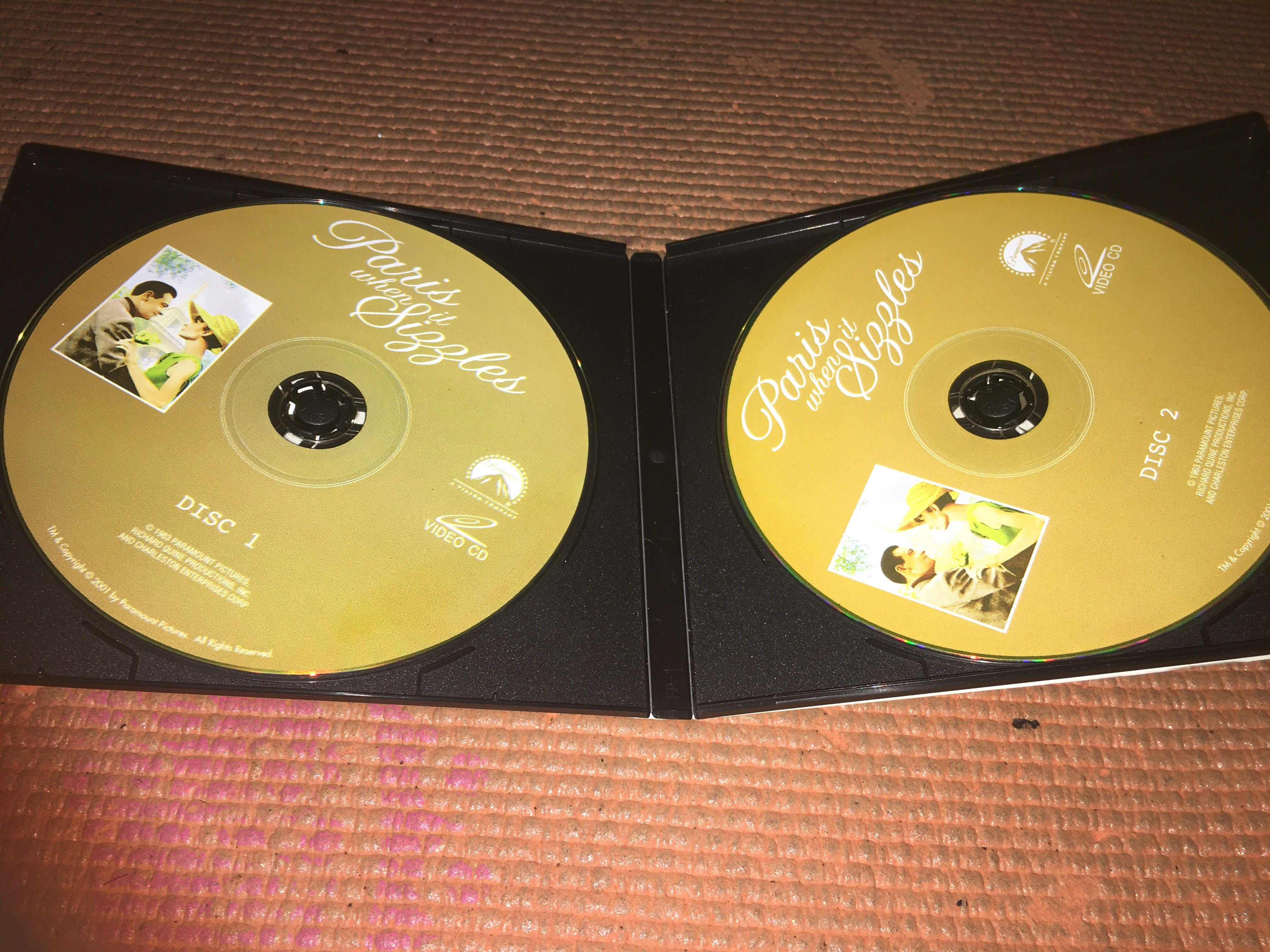Paris When in Sizzles (VCD) (Category: CDs & DVDs) located in Quezon City. Submitted by neverfoundland (Listing ID 1036382581, Image 2). Description: Audrey Hepburn Classic Films.