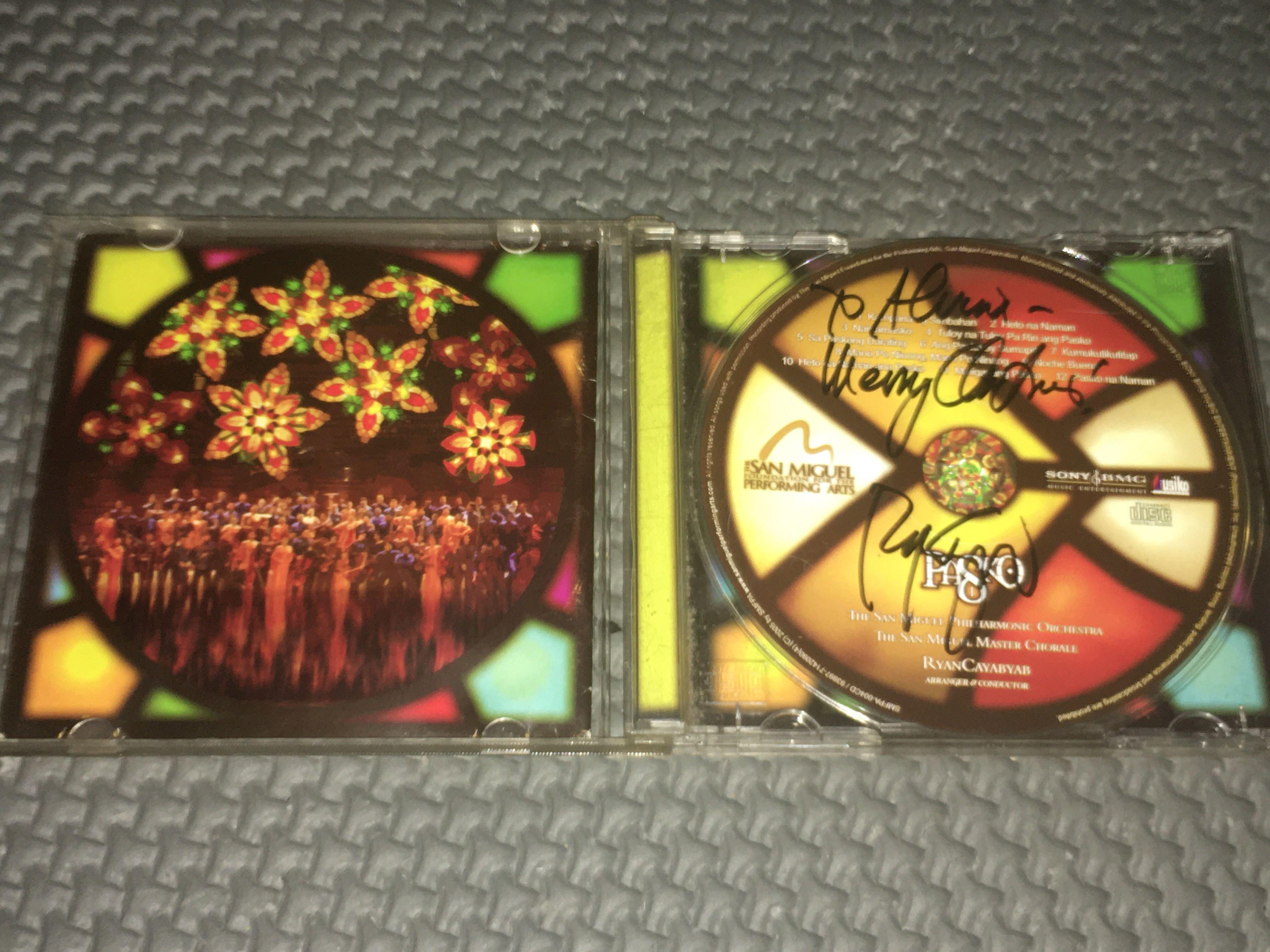 Pasko 1 (Category: CDs & DVDs) located in Quezon City. Submitted by neverfoundland (Listing ID 1036372761, Image 3). Description: Pasko 1 is a compilation of Filipino Christmas song arranged and conduct by Our National Artist for Music Ryan Cayabyab. Signed Copy by Ryan Cayabyab itself. limited edition CD..