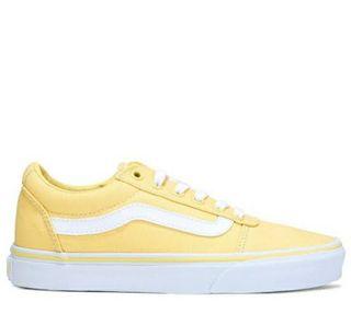pastel yellow vans