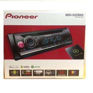 Pioneer DEH-S2250UI Car Stereo Single Din With Smartphone support, USB, RCA Pre-outs (2) & Aux-In