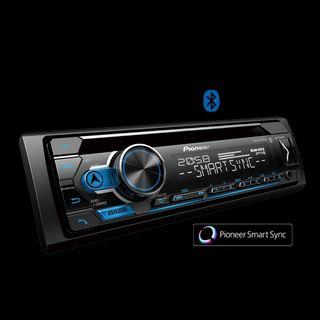 Pioneer DEH-S4250BT Single Din Stereo with Bluetooth MP3 CD Receiver