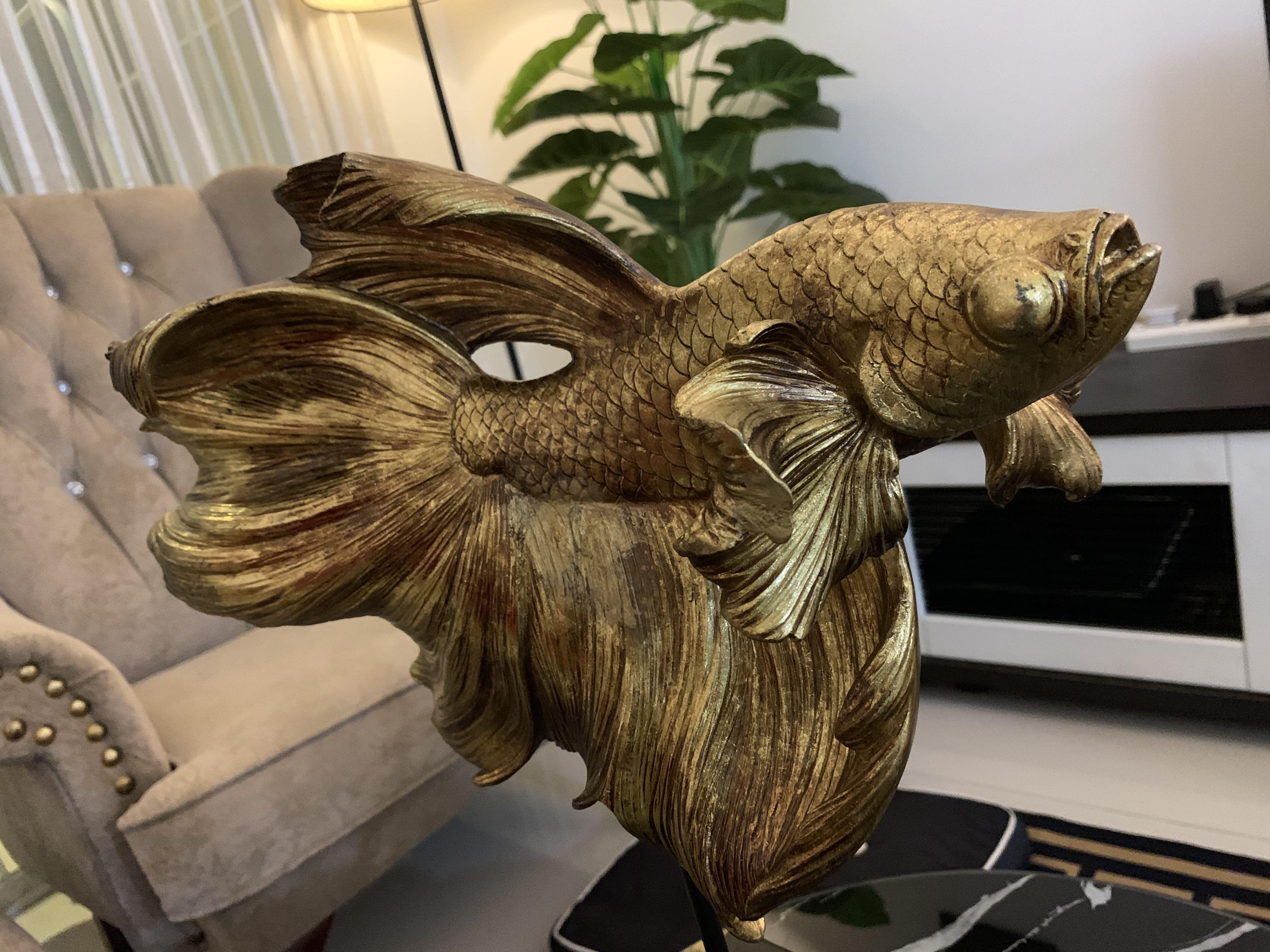 Polyresin fish / arca ikan, Furniture & Home Living, Home Decor, Vases ...